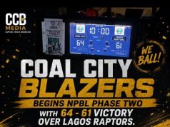 Coal City Blazers Edge Lagos Raptors 64–61 to Begin NPBL Phase Two on Winning Note