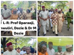 Mbaise Delegation Honoured to Join Welcome Procession for New FUTO VC, Prof. I.N.S. Dozie, His Wife, Dr. Chinomso Dozie: A Celebratory Gathering of Hope and Unity