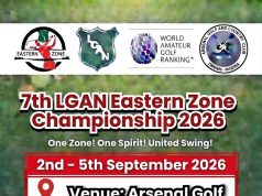 LGAN Eastern Zone Championship Tees Off in Owerri September 2 Golfers set for four-day battle at Arsenal Golf and Country Club